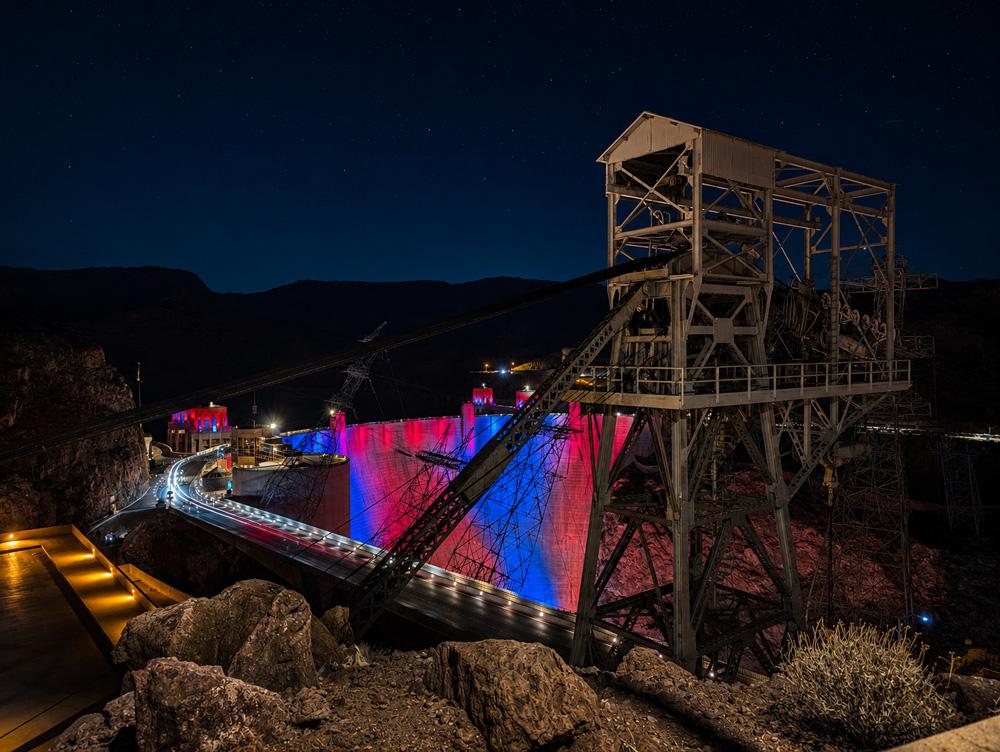 Hoover Dam | America250 | American Flag