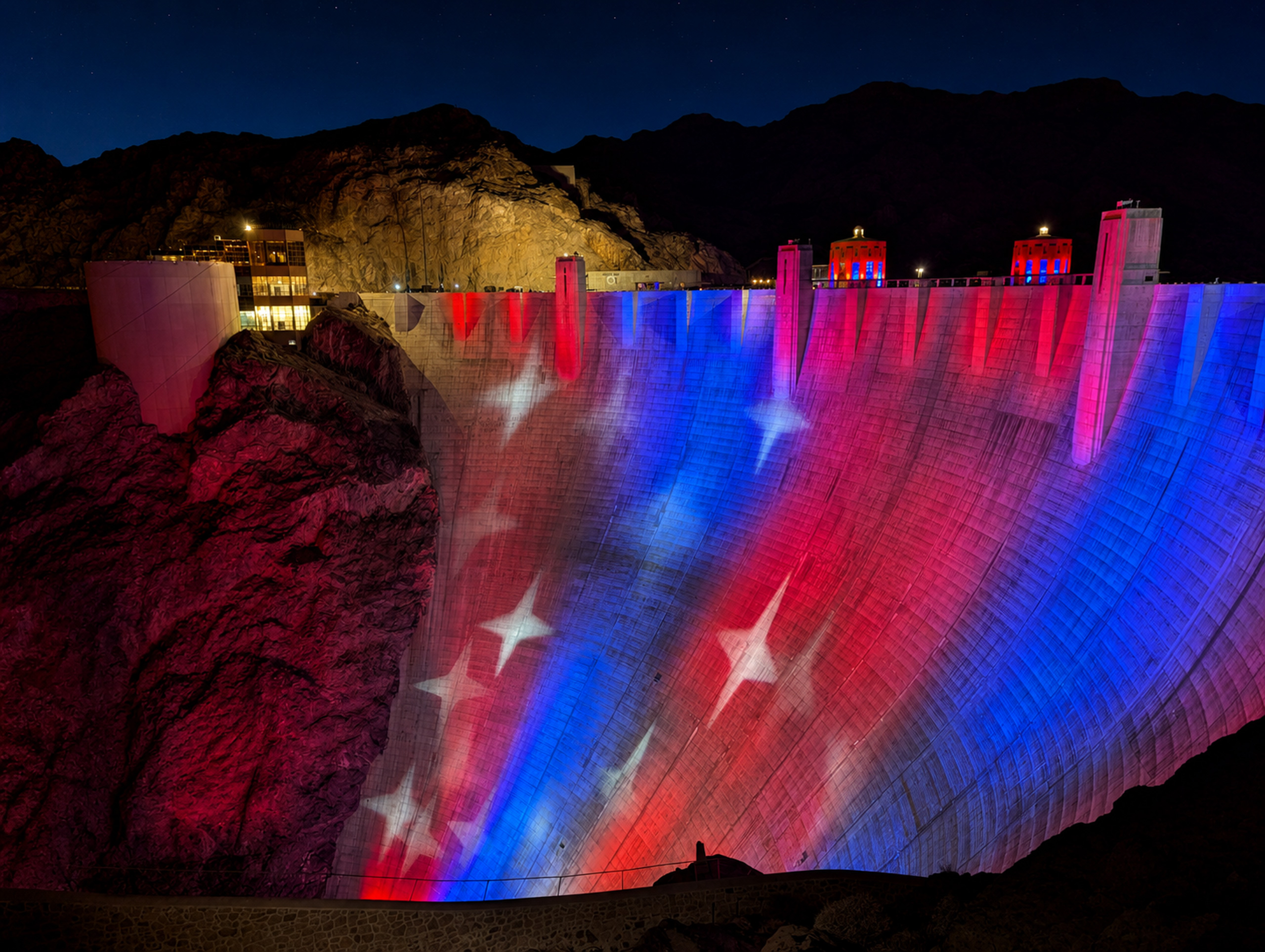Hoover Dam | America250 | American Flag