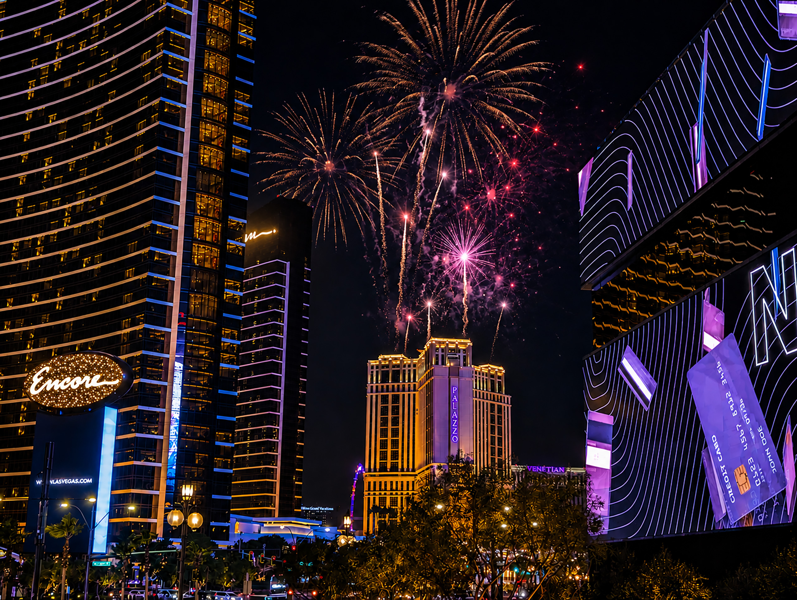 Las Vegas Blvd | Fireworks